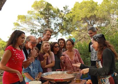 Taller Cocina tu Paella frente al Mar Ibiza